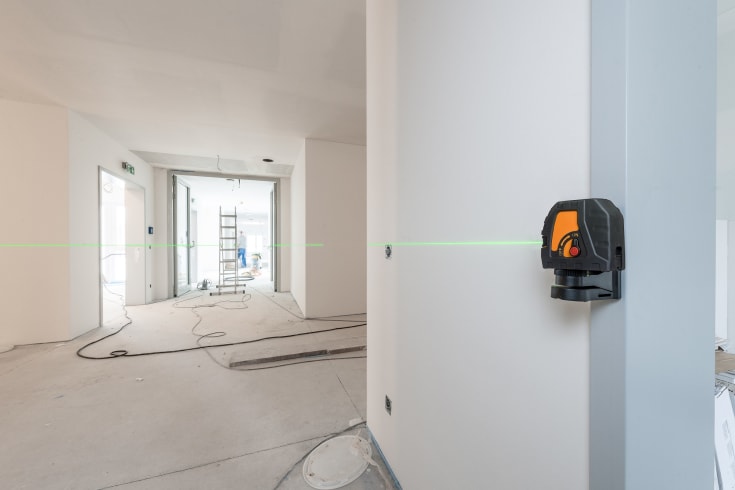 geo-FENNEL FLG40-PC krysslinjelaser, grønn