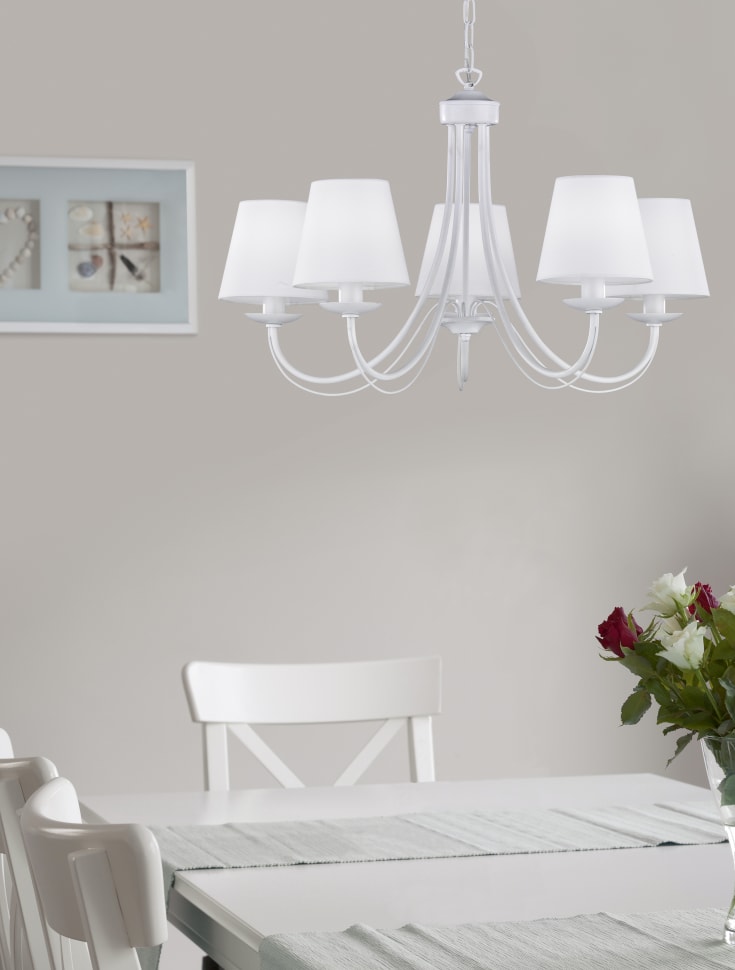 Trio Lighting Cortez lysekrone, 5 arme