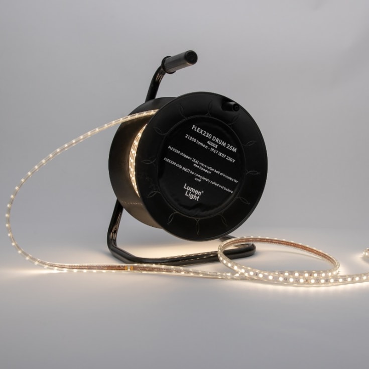 LumenLight Blast230 LED strip på tromle, 25 m