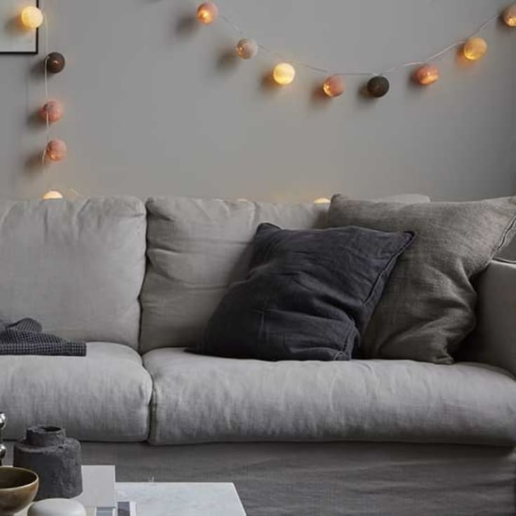 Iris Lights Blush lyskæde, 35 kugler