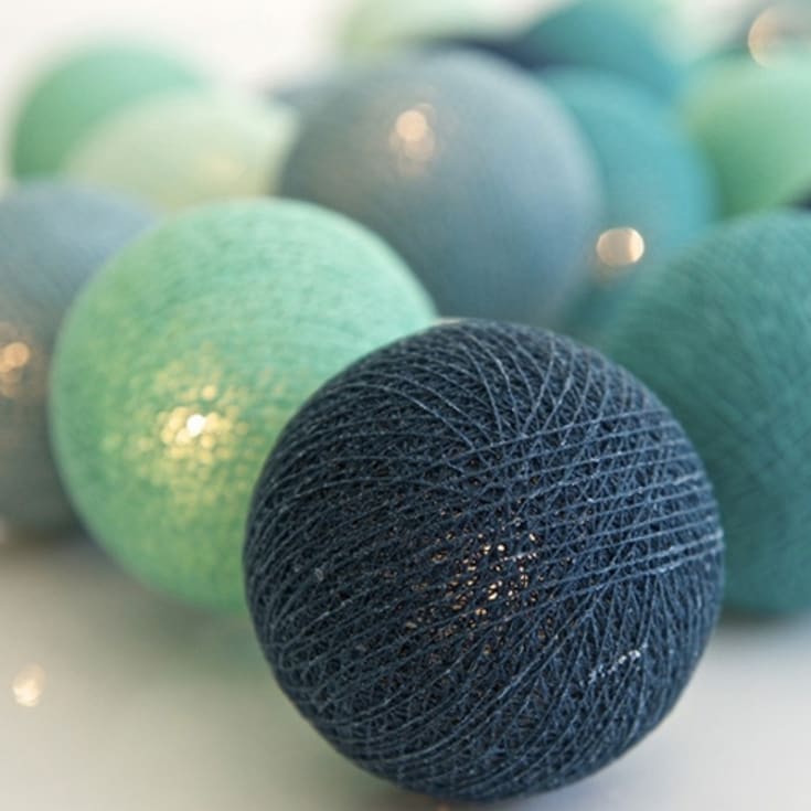 Iris Lights Cool Mint lyslenke, 35 kuler