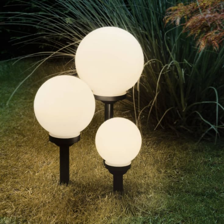 Eglo solcelle kugle bedlampe, Ø20 cm