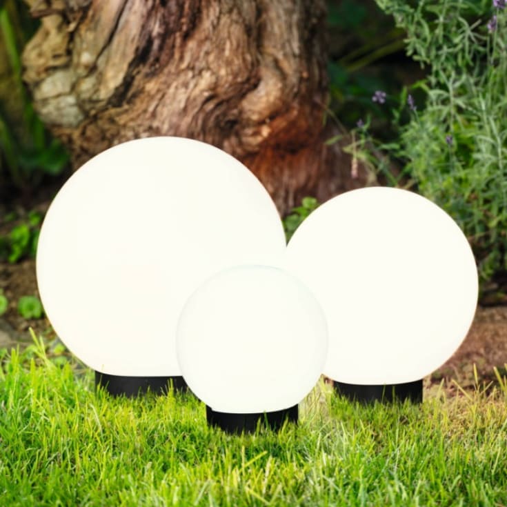 Eglo solcelle kugle bedlampe, Ø20 cm