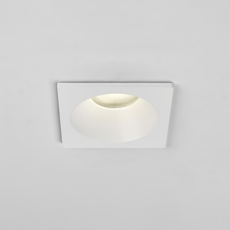 Astro Minima Square indbygningsspot, mat hvid