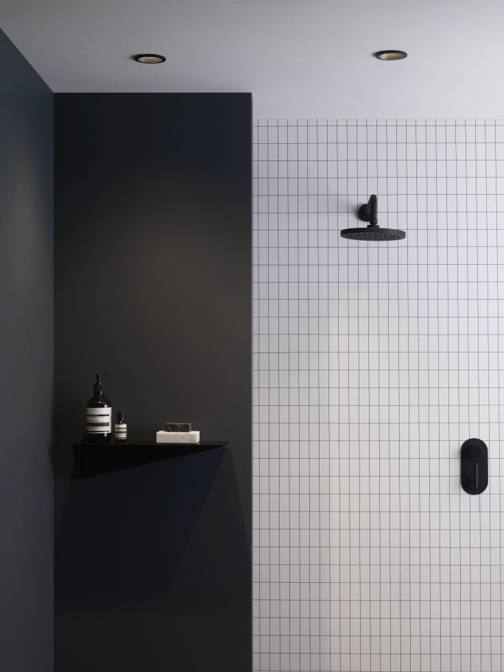 Astro Minima Bath indbygningsspot, GU10, sort