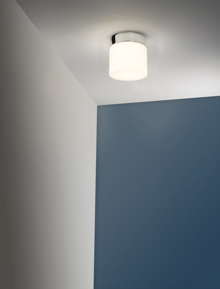 Astro Sabina loftlampe, krom/hvid