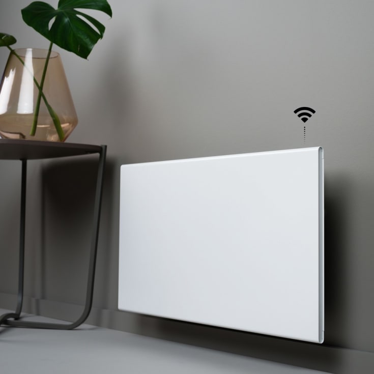 Adax Neo H el-radiator med termostat og WiFi 800W/230V, hvid, 10 m²