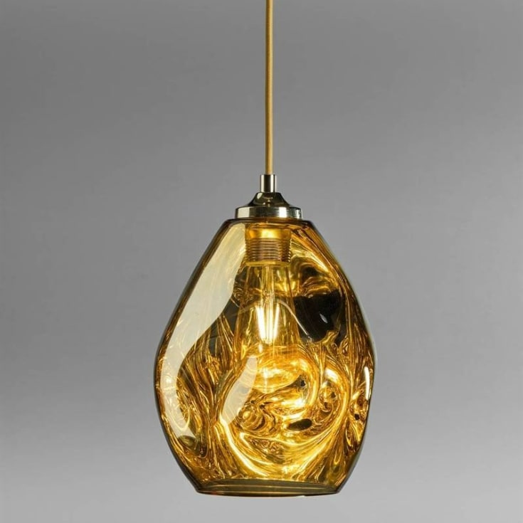 Lupia Drop pendel, guld