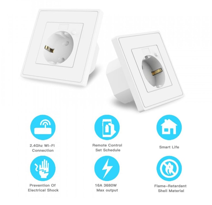 Woox Smart EU-kontakt, Wi-Fi-tilkobling