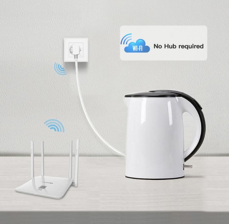 Woox Smart EU-kontakt, Wi-Fi-tilkobling