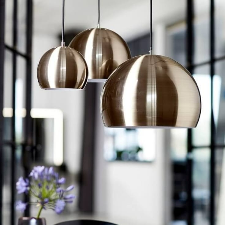 Nielsen Light Nice pendellampa, antik mässing, Ø17 cm