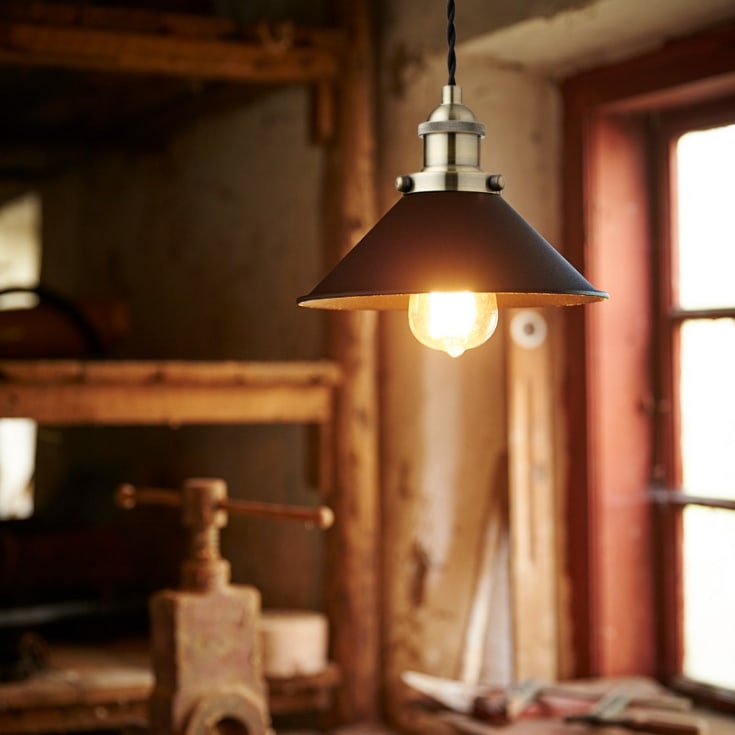 Nielsen Light Neksø pendel, sort/messing