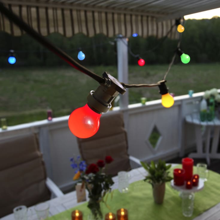 Star Trading Party-lyskjede med B22-sokkel