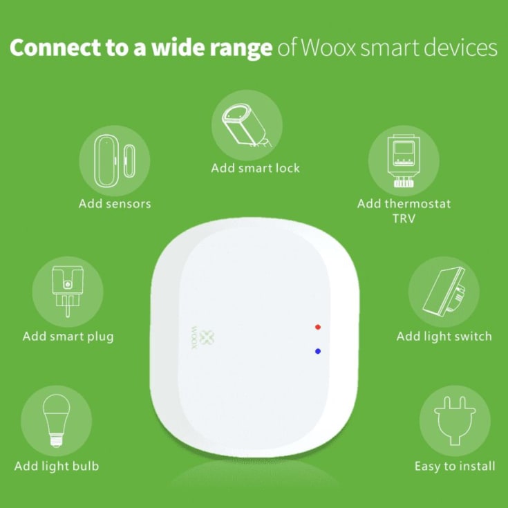 Woox trådlös gateway för Zigbee