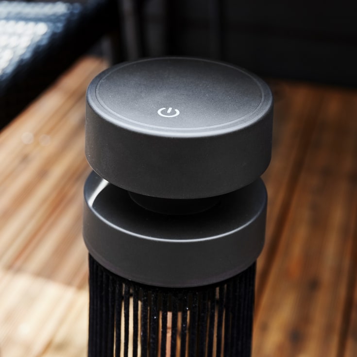 Heat1 Eco High-line terrassevarmer, infrarød, 1200W, sort