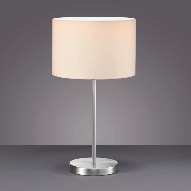 Trio Lighting Hotel bordlampe, hvid, 55 cm