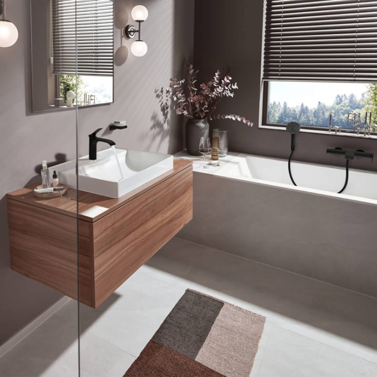 Hansgrohe Vivenis 110 håndvaskarmatur, mat sort