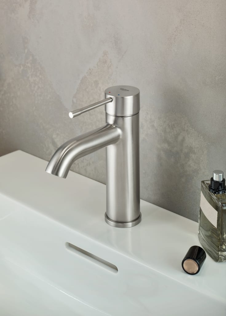 Grohe Essence tvättställsblandare, stål