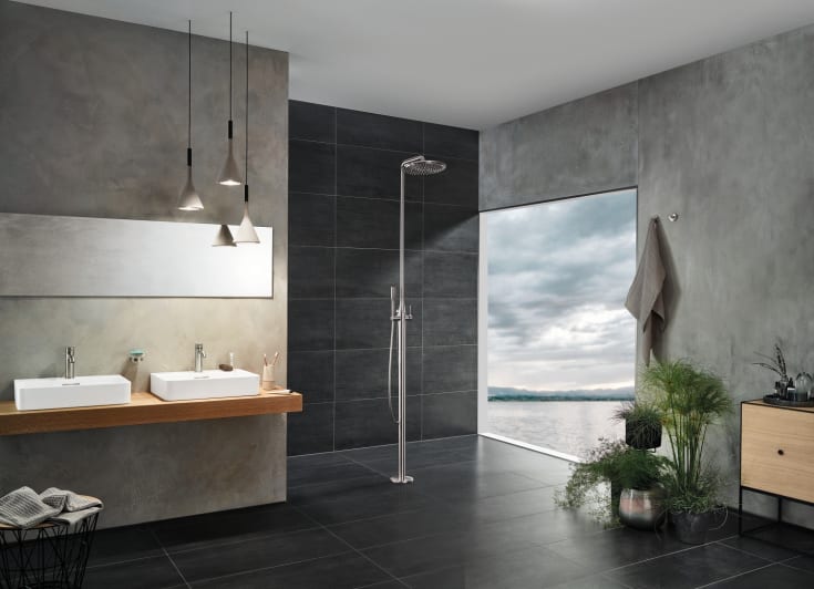Grohe Essence tvättställsblandare, stål