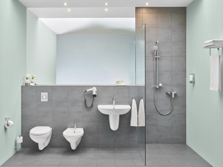 Grohe Bau væghængt toilet, hvid