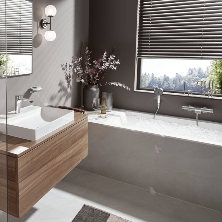 Hansgrohe Vivenis badkarsblandare, krom