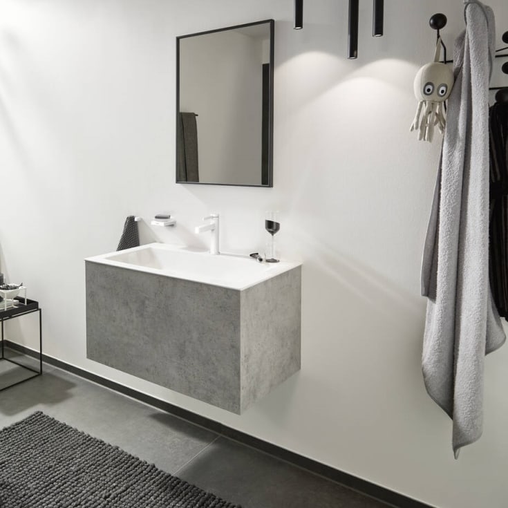 Hansgrohe Finoris 100 tvättställsblandare, matt vit