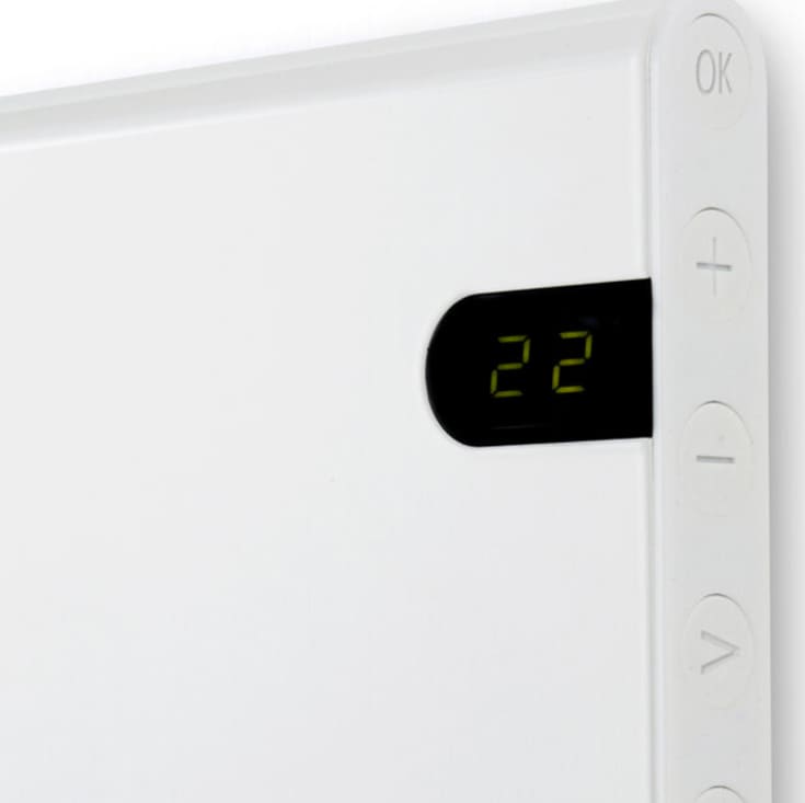 Adax Neo Basic NL elradiator med termostat, 230V, 1200W, 15-19 m²