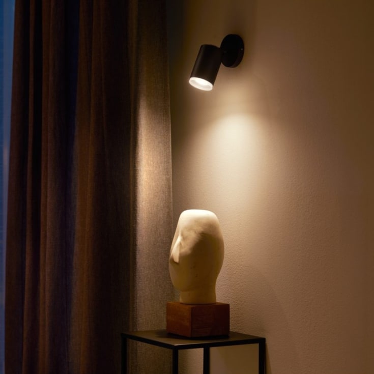 Philips Hue Fugato takspotlight, svart