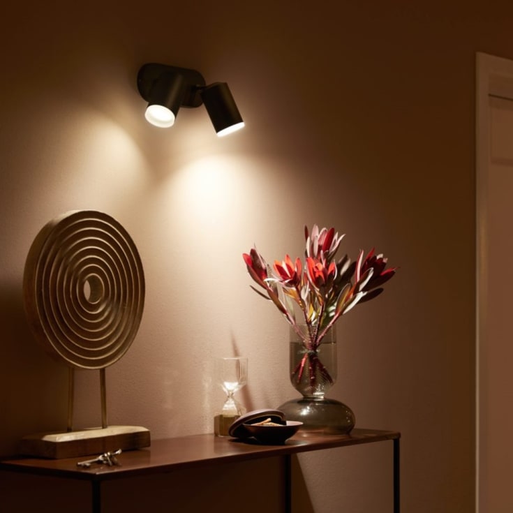 Philips Hue Fugato spotlampe, sort