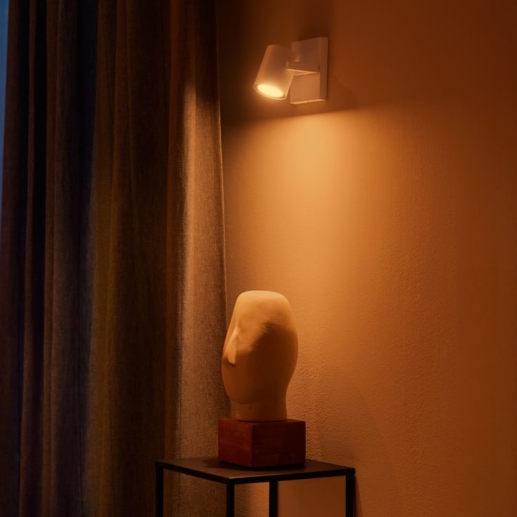 Philips Hue Argenta vegglampe, hvit