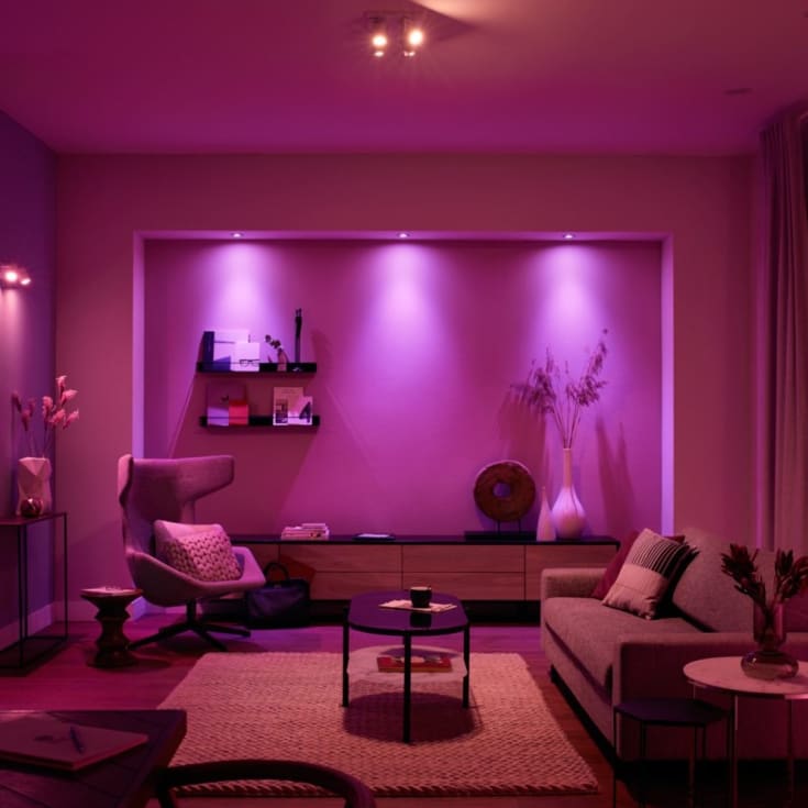 Philips Hue Argenta spotter i tak, hvit