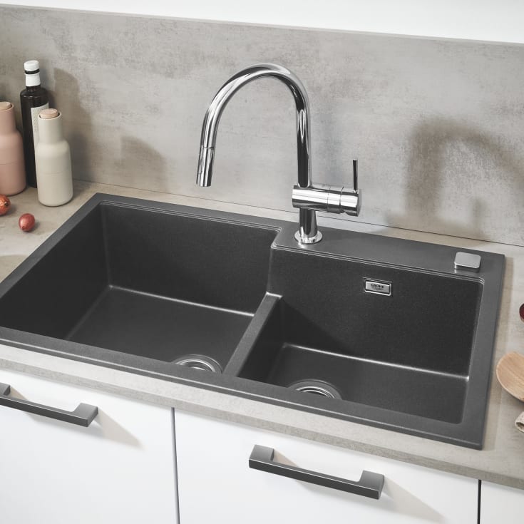 Grohe Minta köksblandare, utdragbar pip, krom