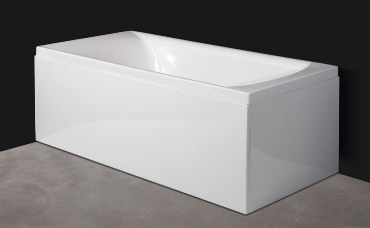 Svedbergs Z160 badkar, 160x75 cm, vit