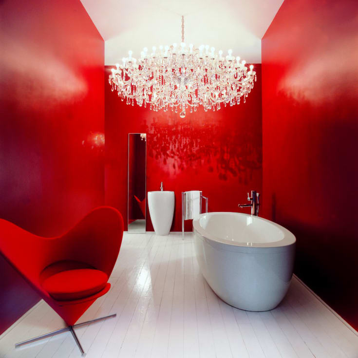 Ilbagno Alessi tvättställ, 52x53 cm, vit