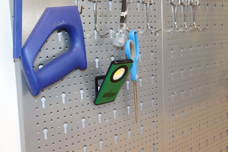 Blue Electric ficklampa, uppladdningsbar, 350 lumen