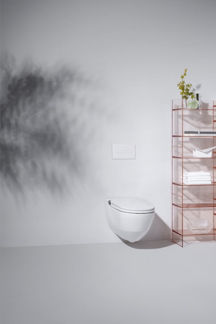 Kartell Laufen Sound Rack reol, 75x53 cm, rosa