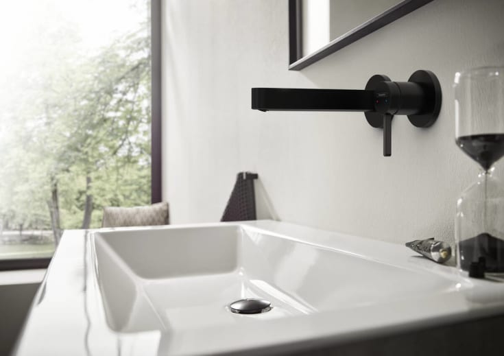 Hansgrohe Finoris tvättställsblandare, matt svart