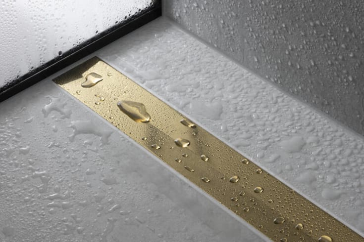 Hansgrohe Raindrain Flex afløbsrende, 700 mm, fri placering, børstet bronze