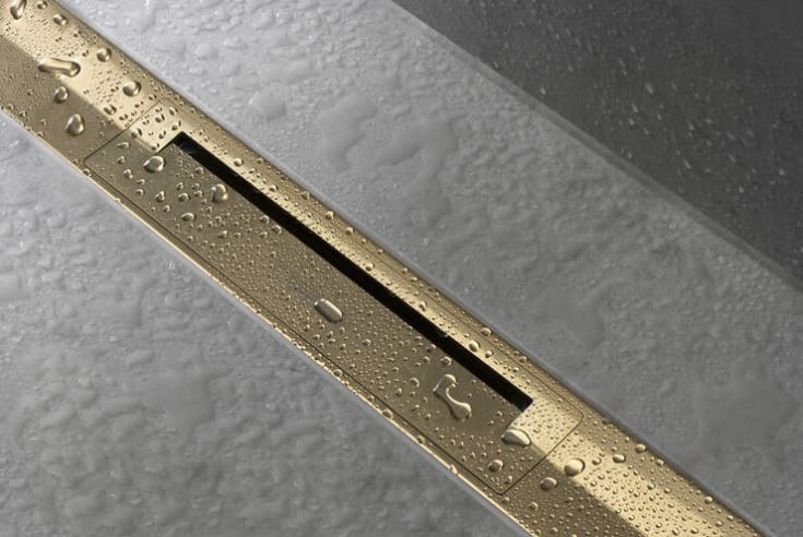 Hansgrohe Raindrain Flex afløbsrende, 700 mm, fri placering, børstet bronze