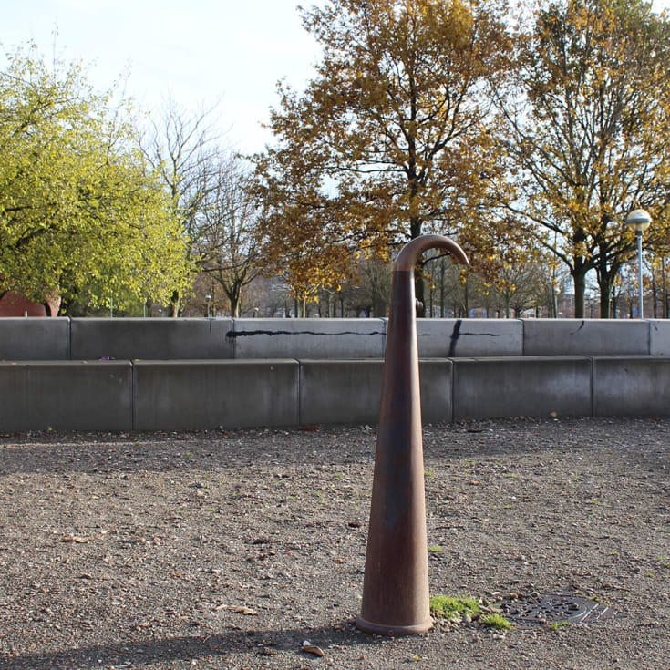 Frostline Citypost G200 vattenpost, 125 cm, gjutjärn/mässing