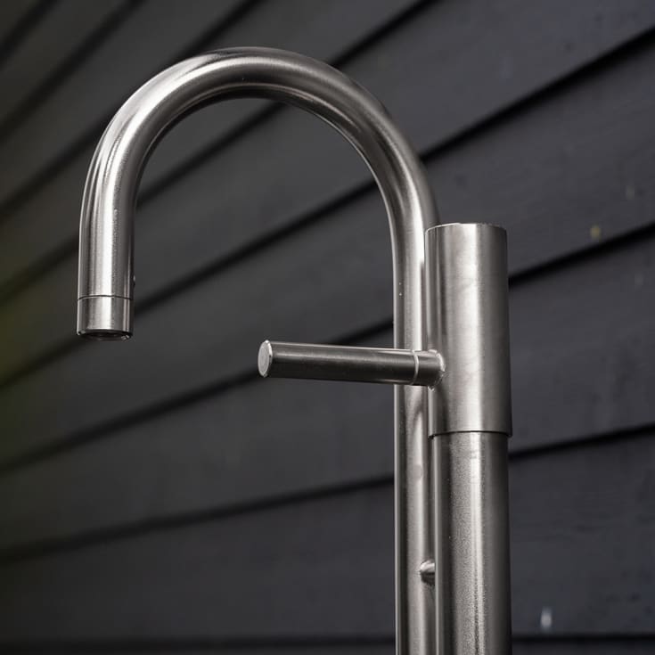Frostline Duo H9 vattenpost, 90 cm, självstängande grepp, rostfritt stål