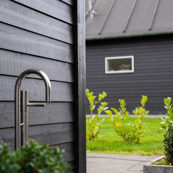 Frostline Duo H9 vattenpost, 90 cm, självstängande grepp, rostfritt stål