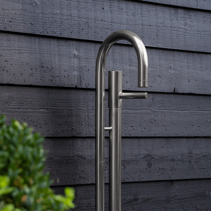 Frostline Duo H9 vattenpost, 90 cm, självstängande grepp, rostfritt stål