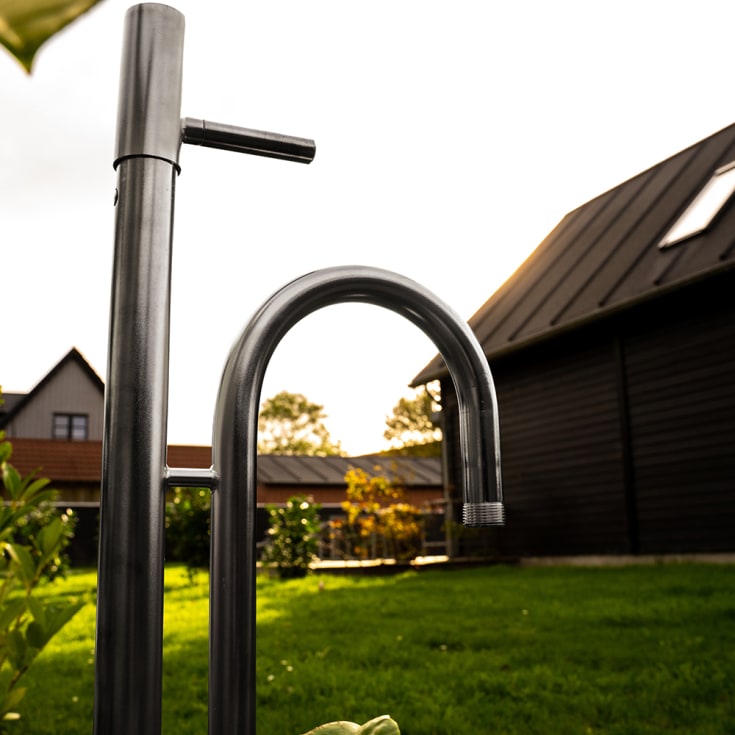 Frostline Duo L9 vattenpost, 79 cm, självstängande grepp, rostfritt stål