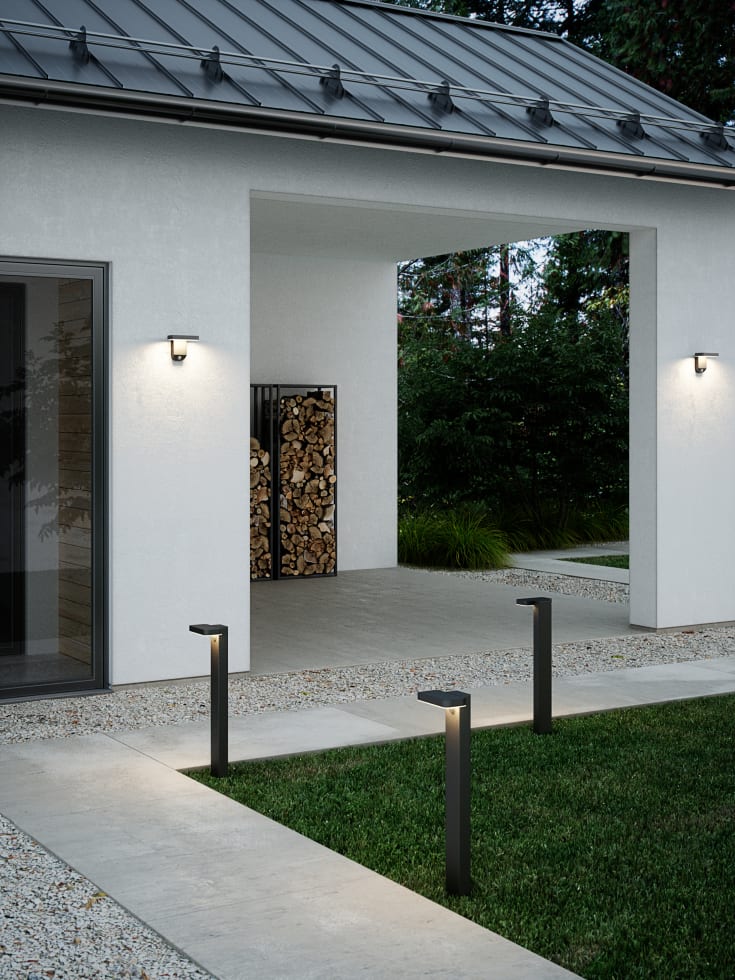 Nordlux Rica Square trädgårdslampa solcell
