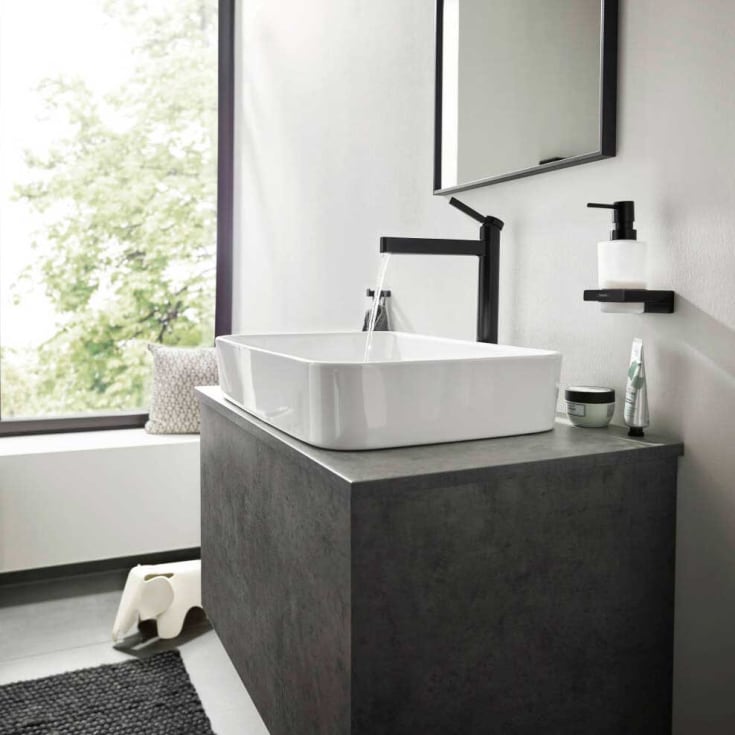 Hansgrohe Finoris 260 tvättställsblandare, matt svart