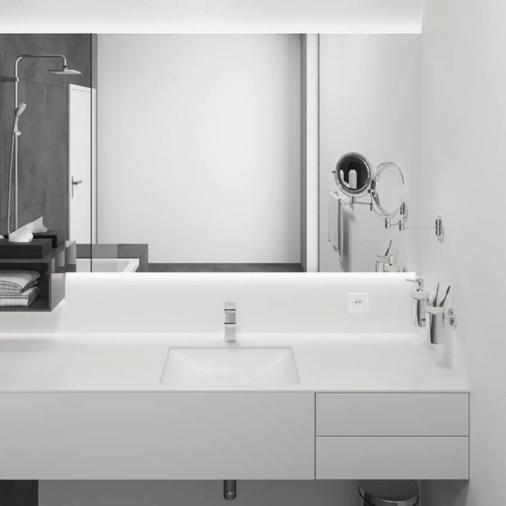 Hansgrohe Vernis Shape 100 tvättställsblandare, krom