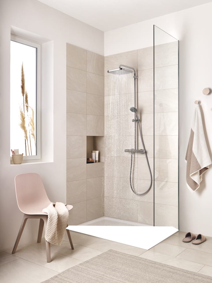 Grohe Vitalio Comfort 25x25 cm takdusj, krom