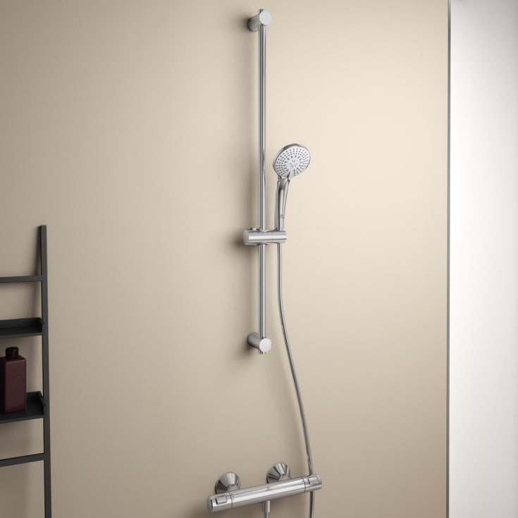 Ideal Standard Ceratherm T25 Idealrain brusesæt, vandbesparende,  krom