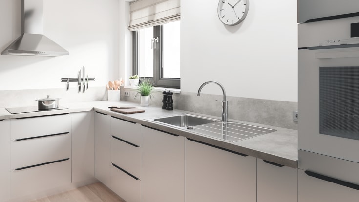 Grohe Quickfix Start kjøkkenarmatur, krom